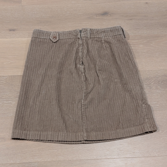 Eddie Bauer Dresses & Skirts - Vintage Eddie Bauer Tan Corduroy Skirt | 100% Cotton | Size 14 (Fits 10/12)